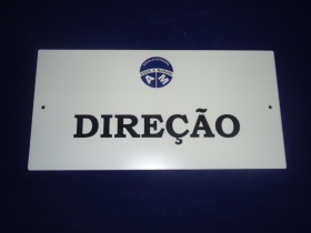 Placa Identificao de Sala 30x15cm